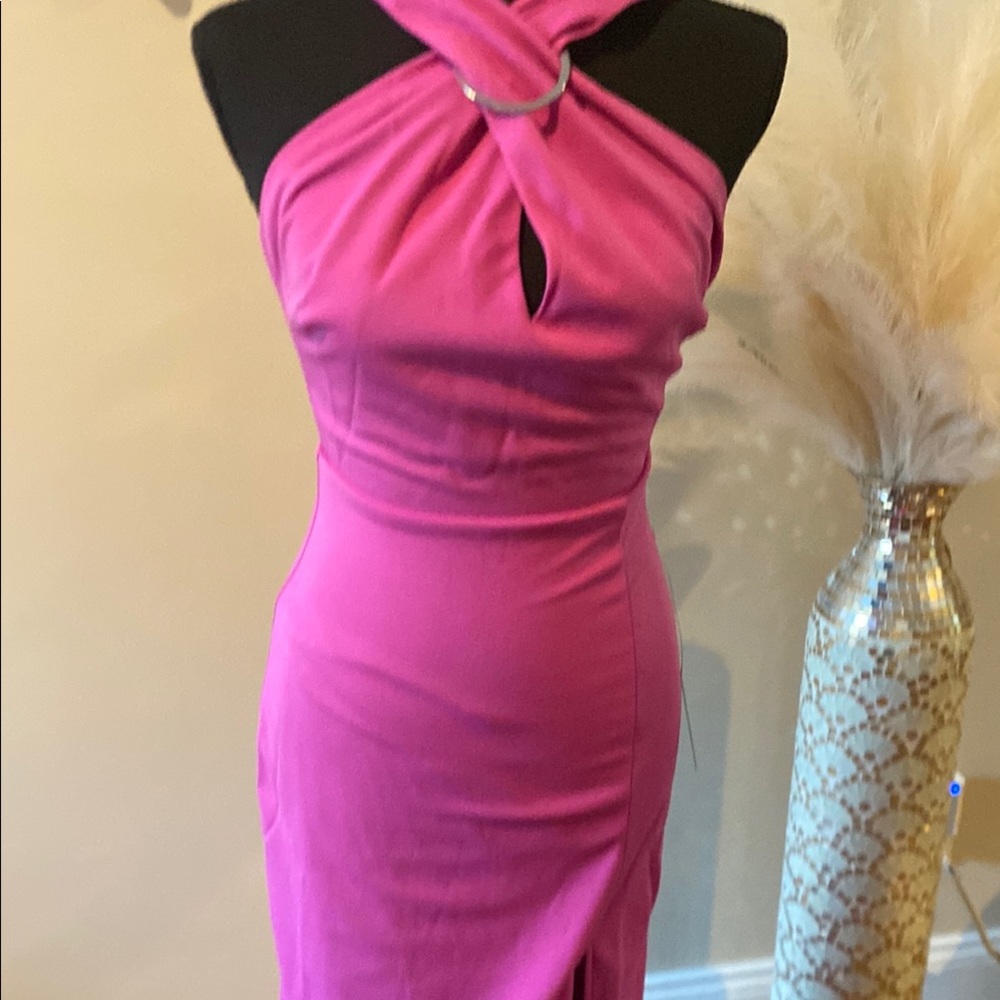 Lulu's Halter Maxi Gown - Picture 6 of 7